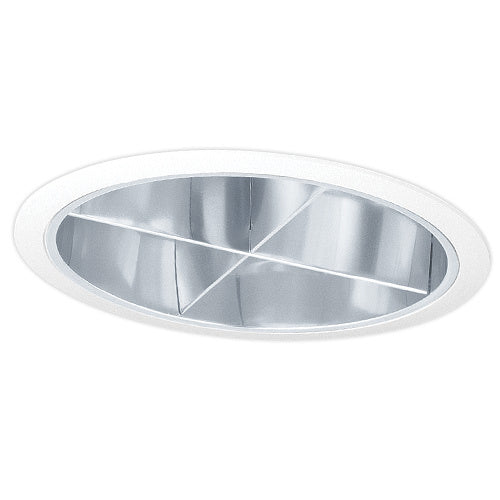 Elco Lighting EL781C  Vertical Cross Blade Reflector Recessed Light White