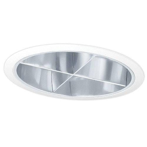 Elco Lighting EL881C  Vertical Cross Blade Reflector Recessed Light White