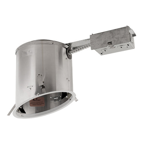 Elco Lighting EL900RT  Sloped Ceiling Base Non-Ic Remodel Housing Recessed Light Gray