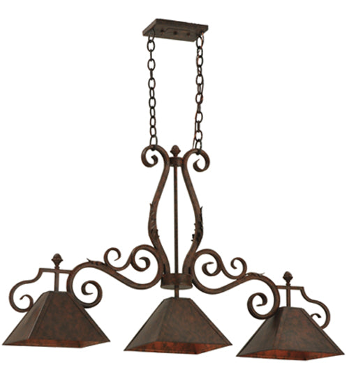 Meyda Tiffany Pedra 127344 Pendant Light - Red Rust