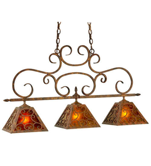 Meyda Tiffany Bandolei 127374 Pendant Light - Red Rust, Custom