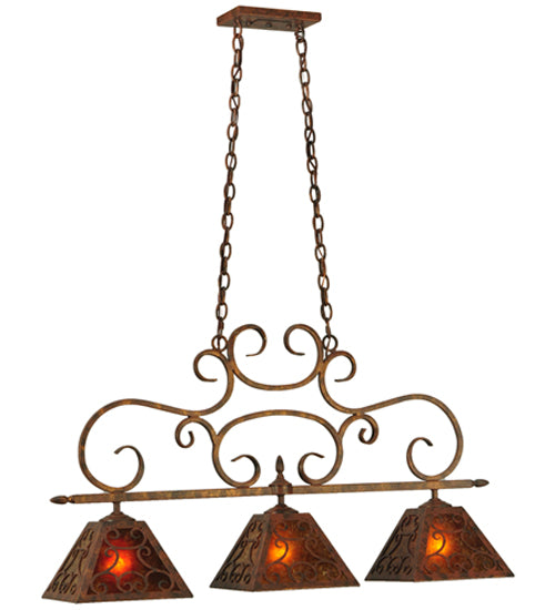 Meyda Tiffany Bandolei 127374 Pendant Light - Red Rust, Custom
