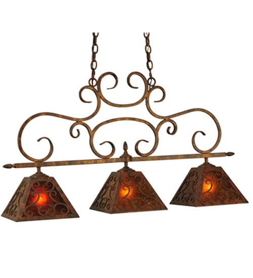Meyda Tiffany Bandolei 127374 Pendant Light - Red Rust, Custom