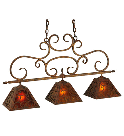 Meyda Tiffany Bandolei 127374 Pendant Light - Red Rust, Custom