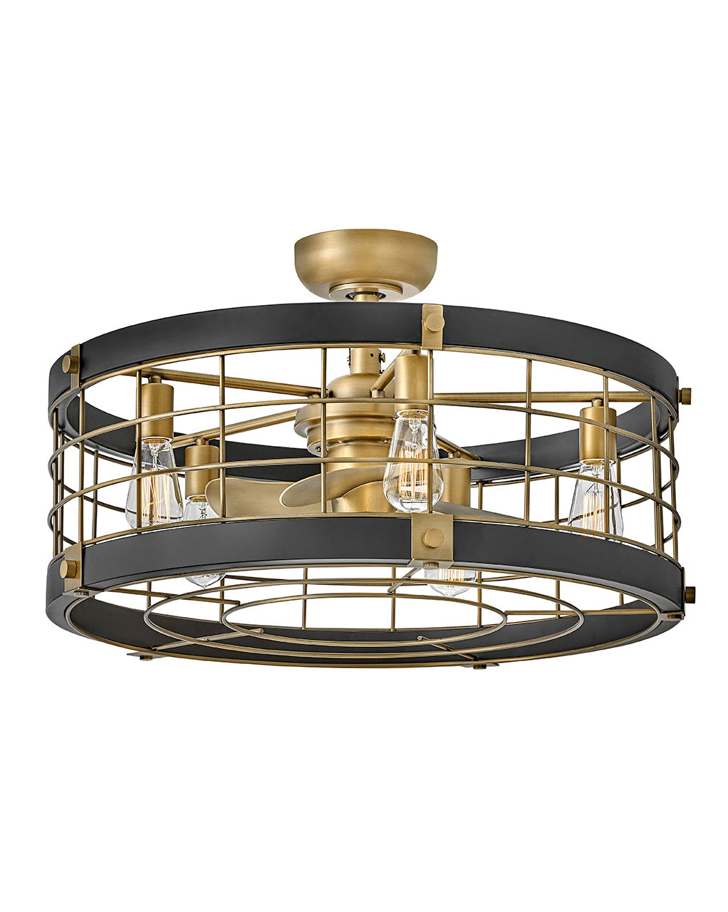 Hinkley Bryce 904627FHB-LIA Ceiling Fan 14 - Heritage Brass, Heritage Brass/