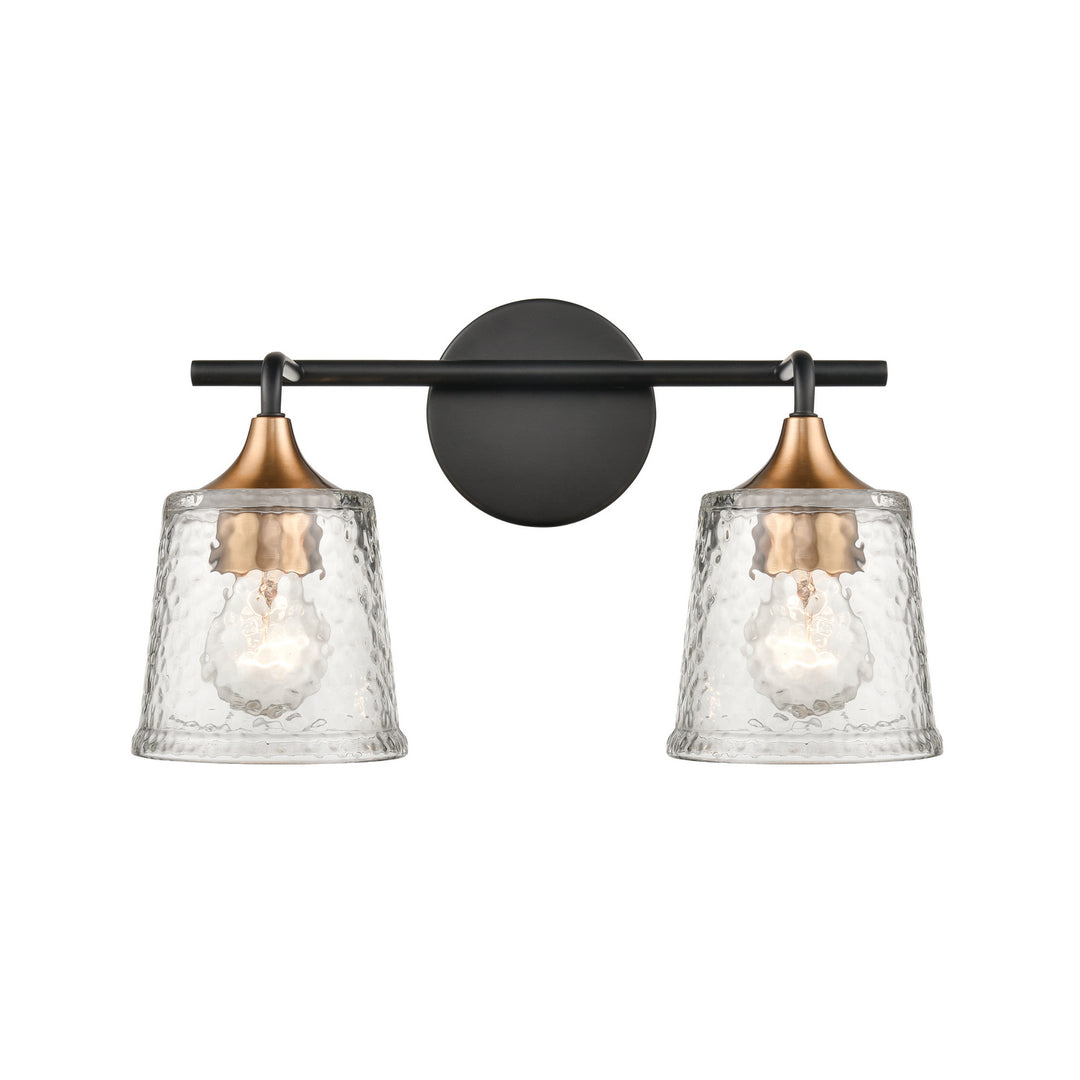 Elk Hamy 18681/2 Bath Vanity Light 15 in. wide - Matte Black