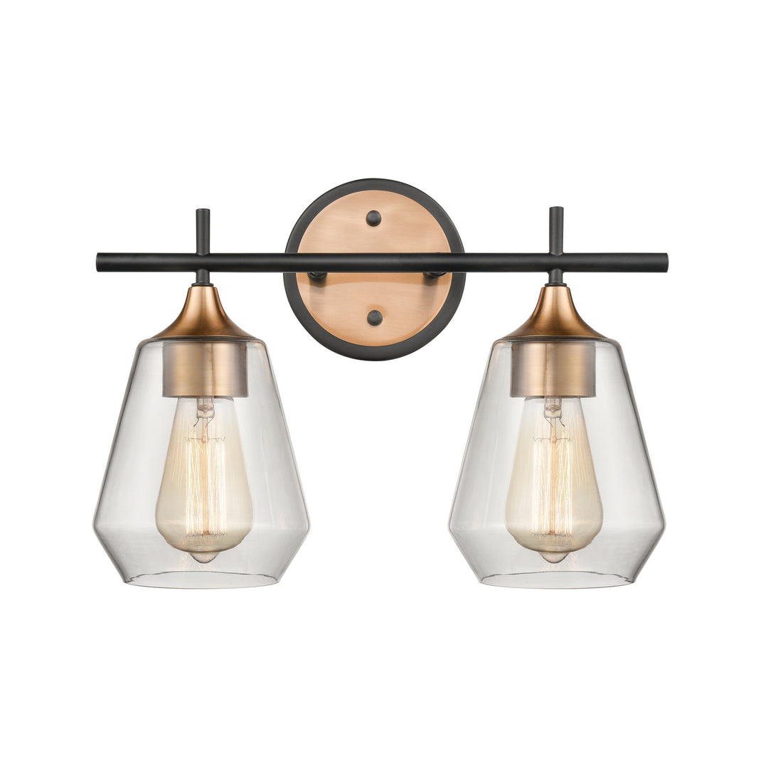 Elk Villette 18691/2 Bath Vanity Light 15 in. wide - Satin Brass