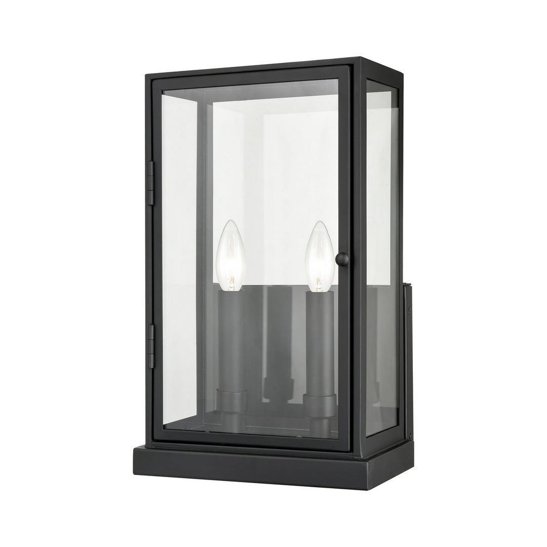 Elk Lighting 45522/2 Modern Foundation Outdoor Matte Black