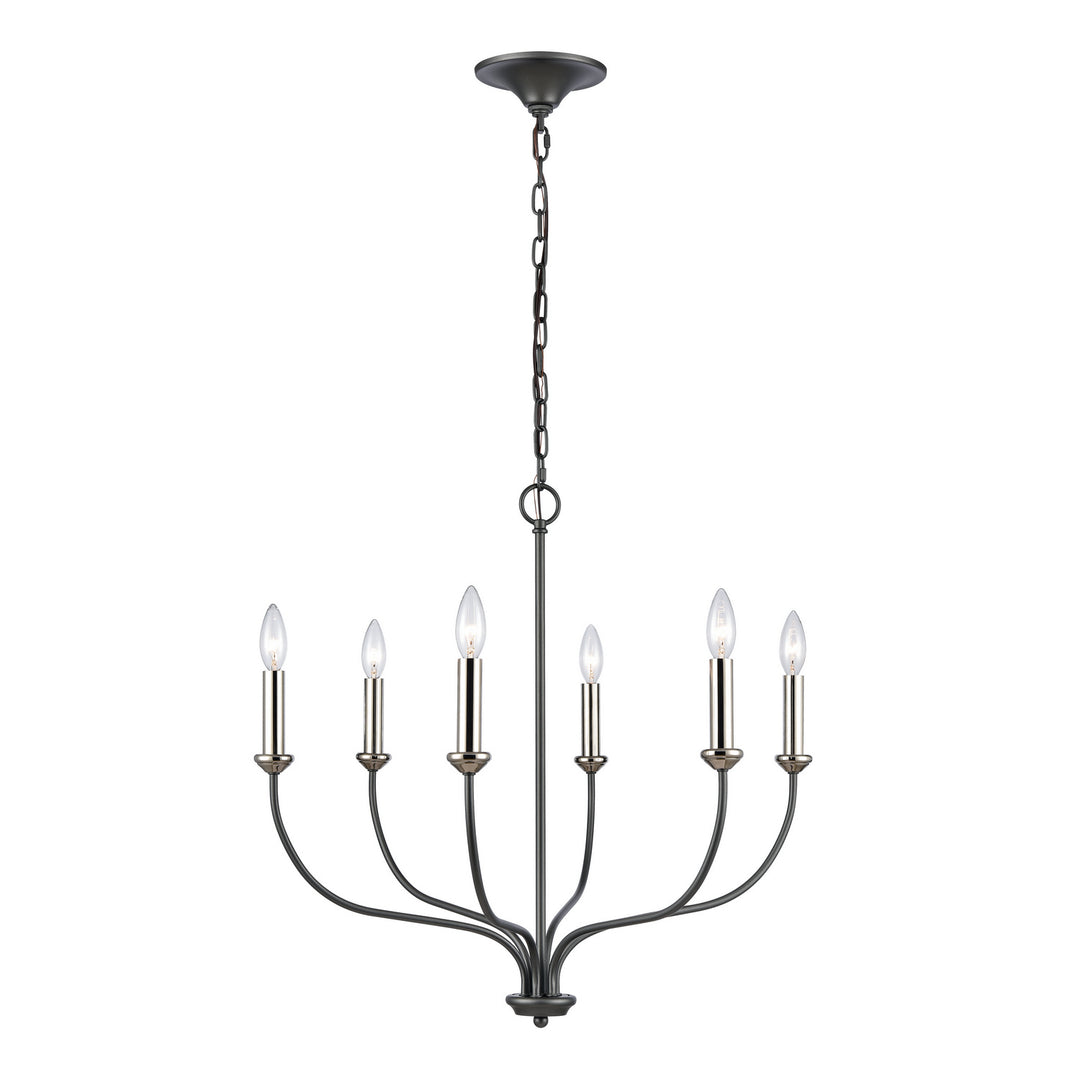 Elk Madeline 63096/6 Chandelier Light - Dark Gray