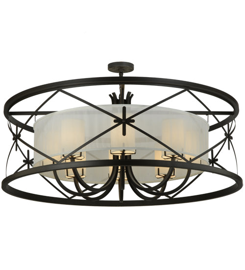 Meyda Tiffany Penelope 127395 Ceiling Light - Oil Rubbed Bronze