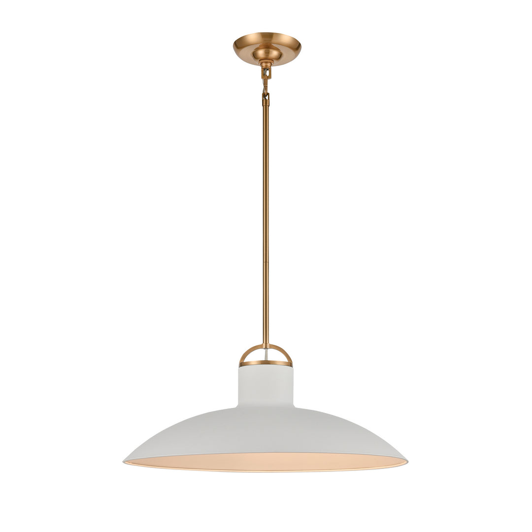 Elk Surf 63135/1 Pendant Light - Textured White