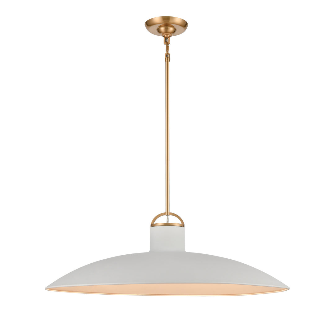 Elk Surf 63136/1 Pendant Light - Textured White