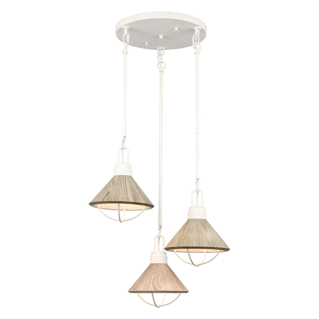 Elk Cape May 63158/3 Pendant Light - White Coral