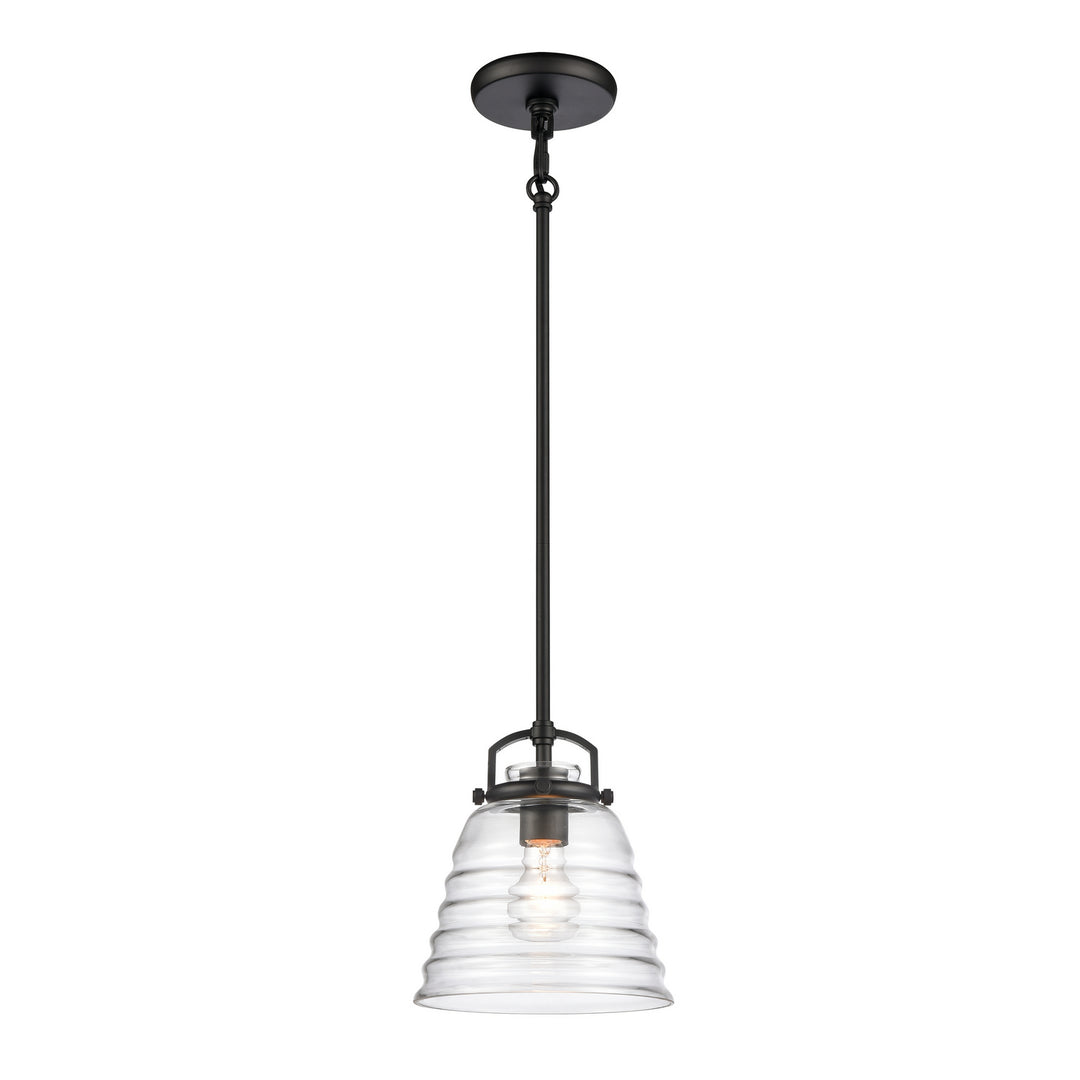 Elk Current 67875/1 Pendant Light - Matte Black