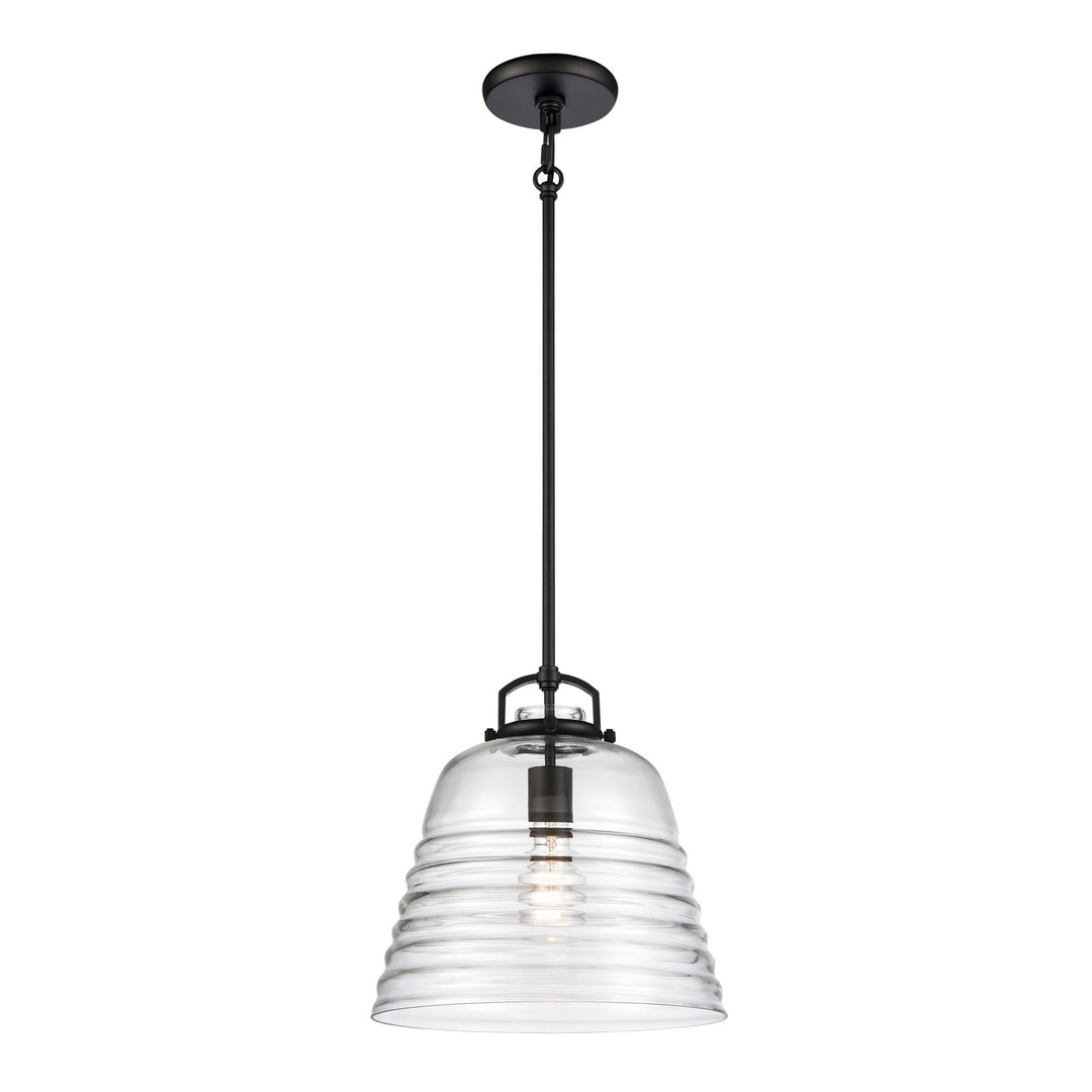 Elk Current 67876/1 Pendant Light - Matte Black