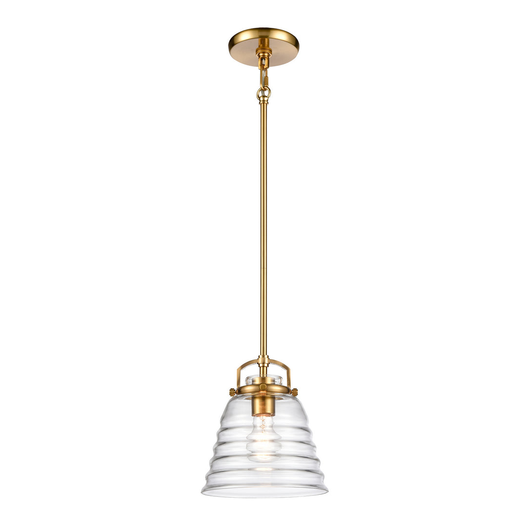 Elk Current 67885/1 Pendant Light - Satin Brass
