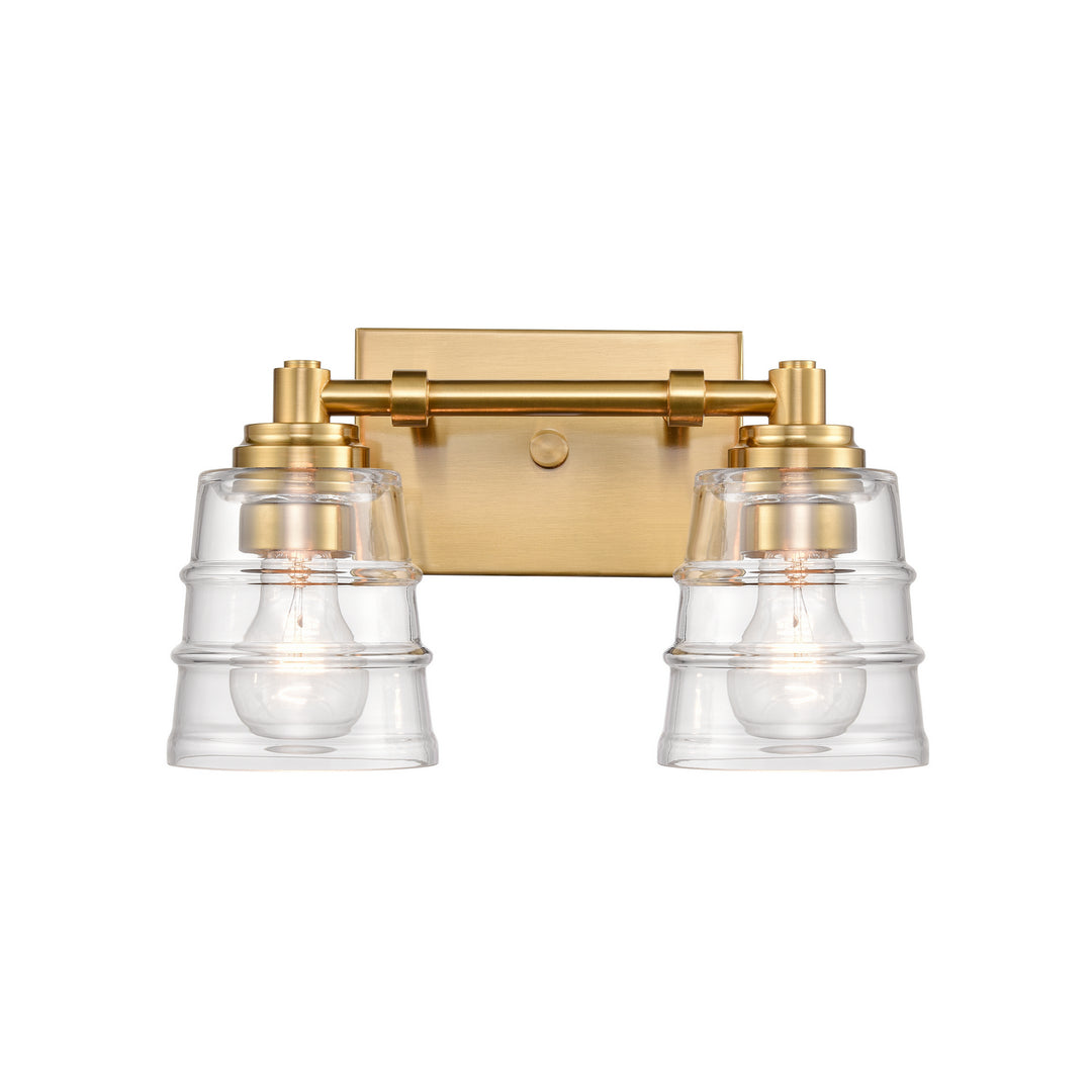 Elk Pulsate 67971/2 Bath Vanity Light 13 in. wide - Satin Brass