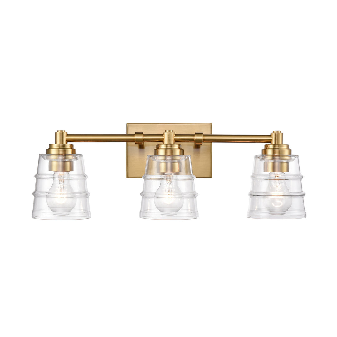 Elk Pulsate 67972/3 Bath Vanity Light 22 in. wide - Satin Brass