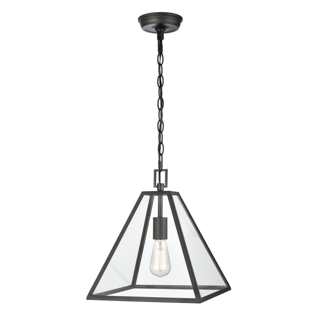 Elk Tangent 68204/1 Pendant Light - Matte Black