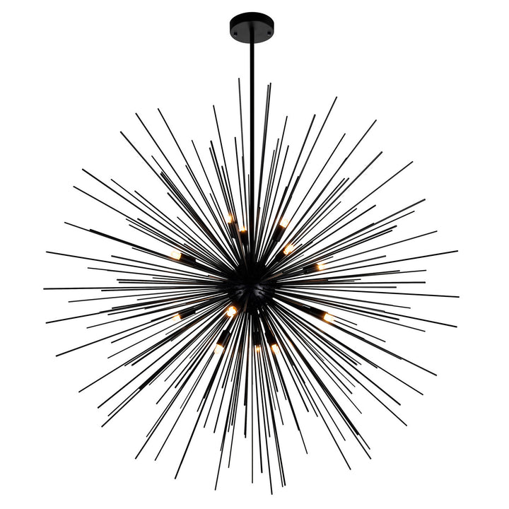 CWI Savannah 1034p40-14-101 Chandelier Light - Black