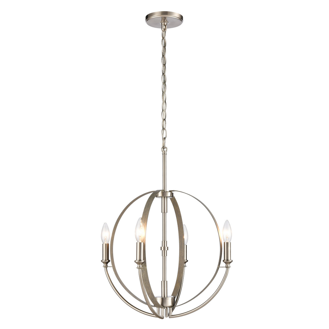 Elk Rotunde 81465/4 Pendant Light - Beechwood