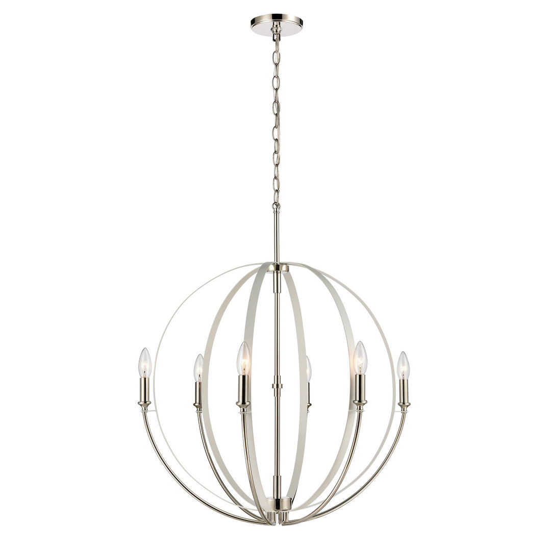 Elk Rotunde 81476/6 Pendant Light - Matte White