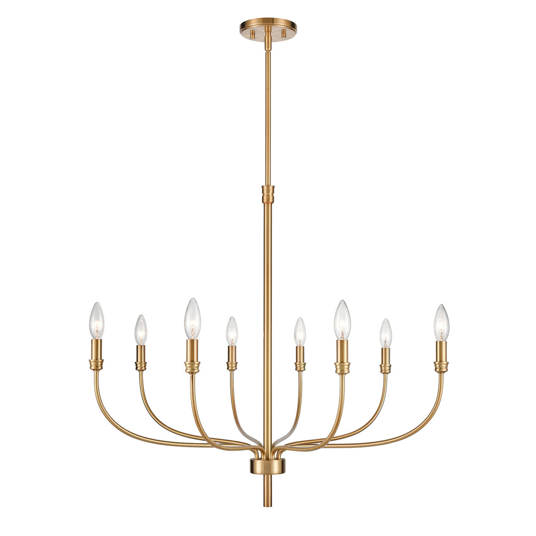 Elk Newland 81507/8 Chandelier Light - Satin Brass