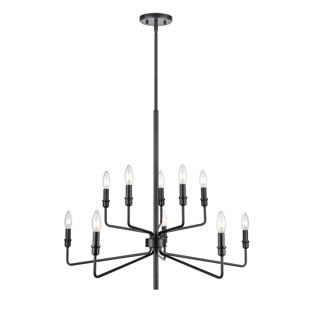 Elk Saginaw 81519/5+5 Chandelier Light - Matte Black