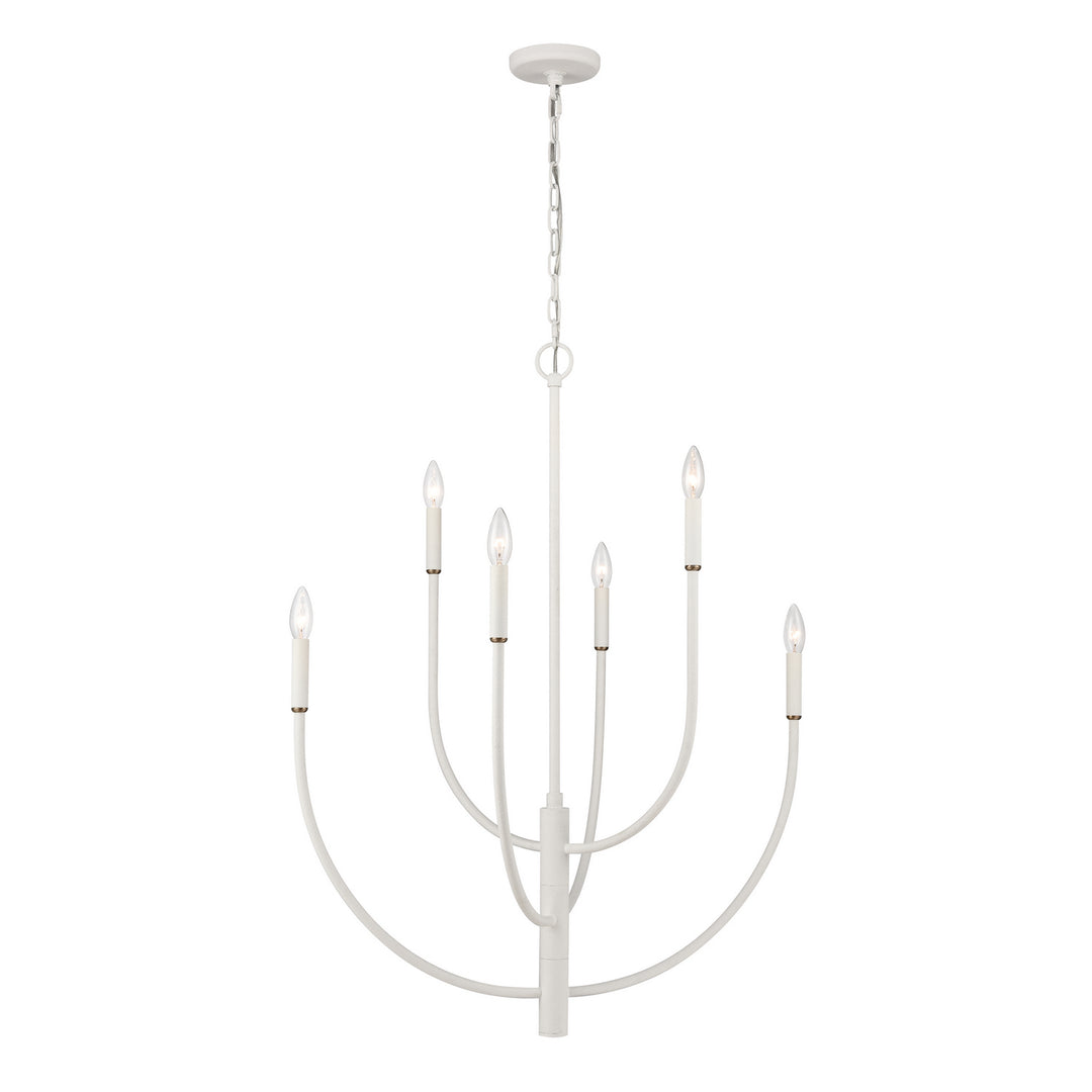 Elk Continuance 82017/6 Chandelier Light - White Coral