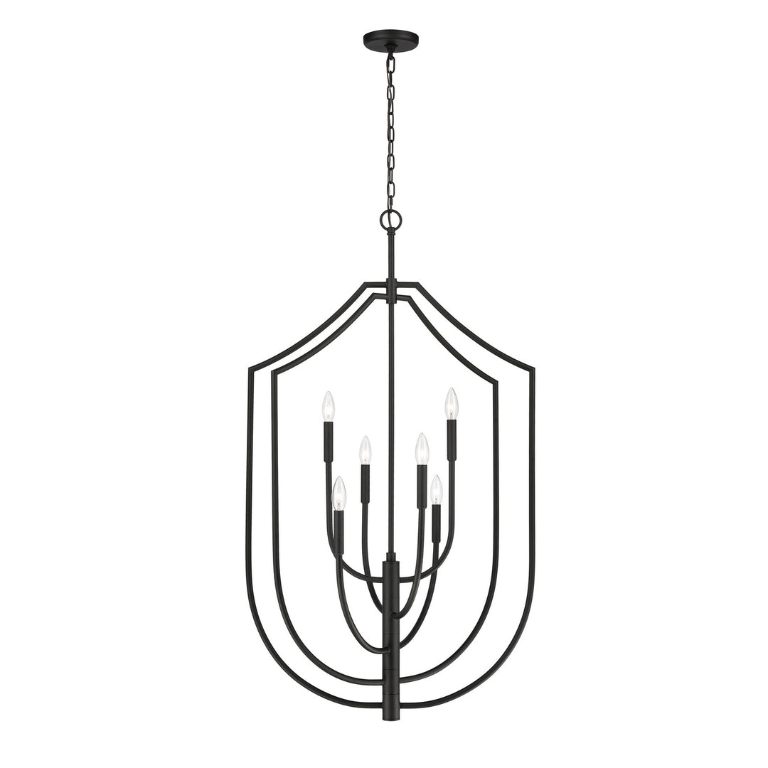 Elk Continuance 82026/6 Pendant Light - Charcoal