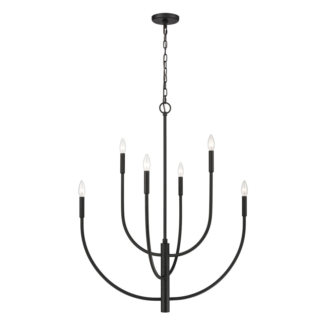 Elk Continuance 82027/6 Chandelier Light - Charcoal