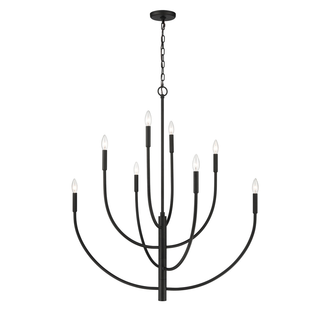 Elk Continuance 82028/8 Chandelier Light - Charcoal