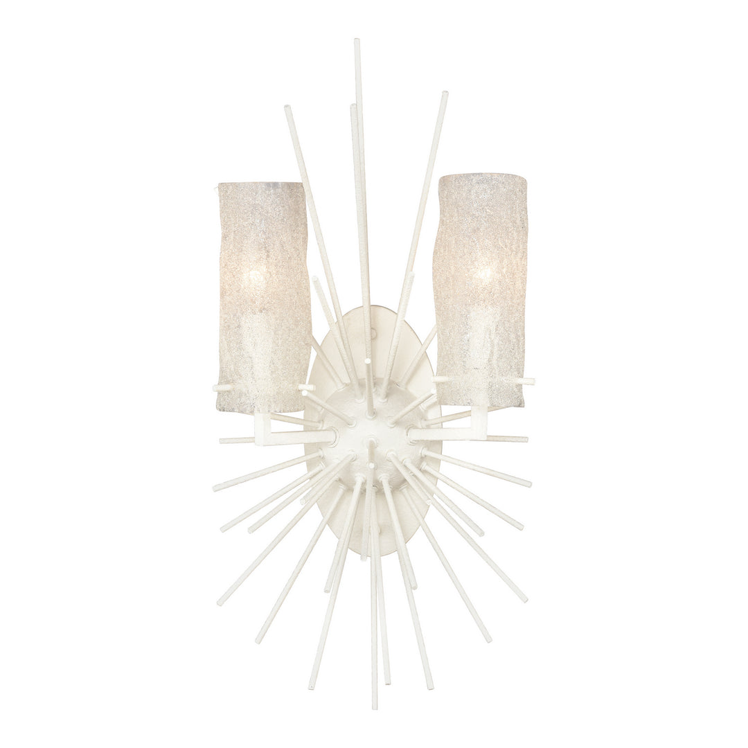 Elk Sea Urchin 82081/2 Wall Sconce Light - White Coral