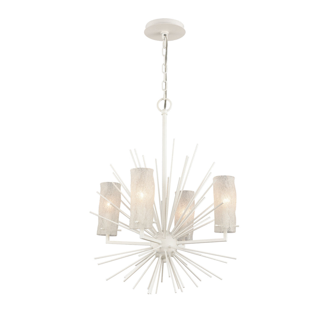Elk Sea Urchin 82086/4 Chandelier Light - White Coral