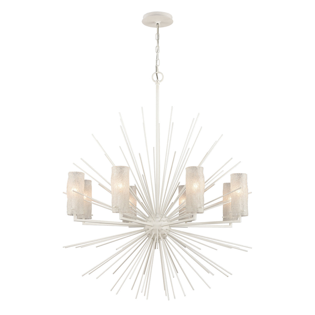 Elk Sea Urchin 82088/8 Chandelier Light - White Coral