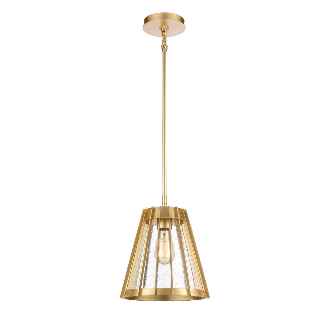 Elk Open Louvers 82105/1 Pendant Light - Champagne Gold