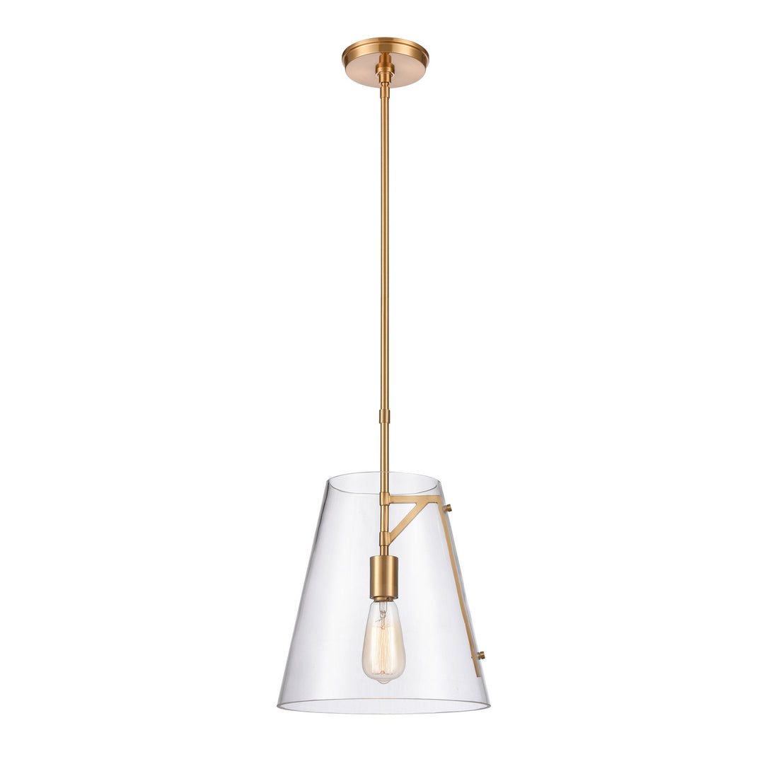 Elk Trustle 82146/1 Pendant Light - Satin Brass
