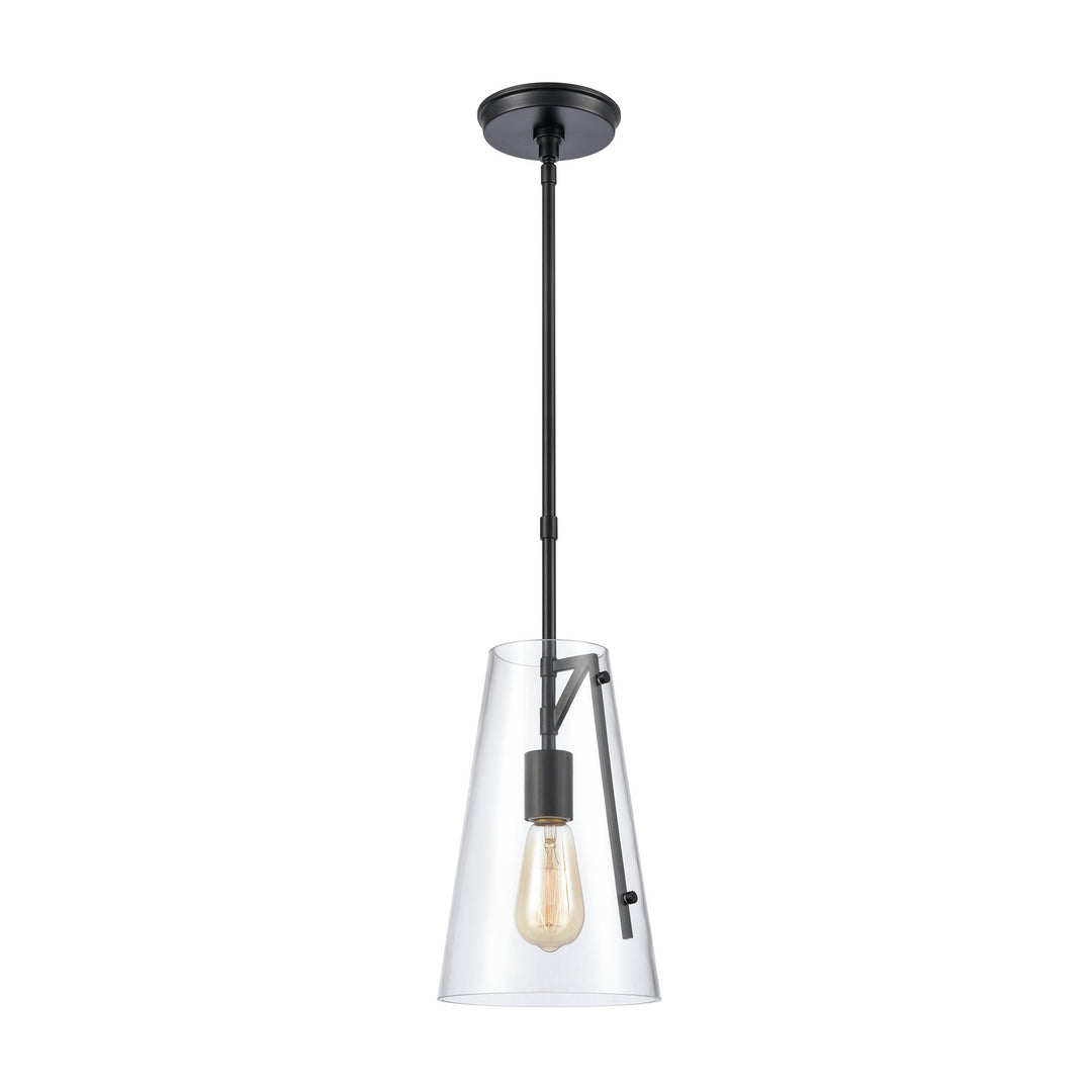 Elk Trustle 82155/1 Pendant Light - Matte Black