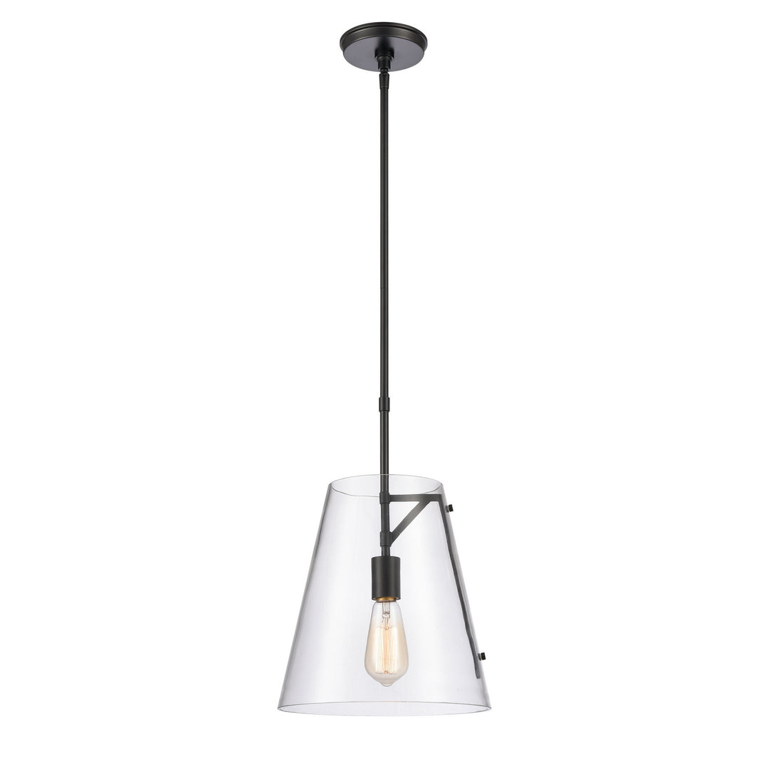 Elk Trustle 82156/1 Pendant Light - Matte Black