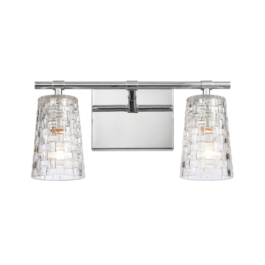 Elk Lightweave 82181/2 Bath Vanity Light 15 in. wide - Polished Nickel