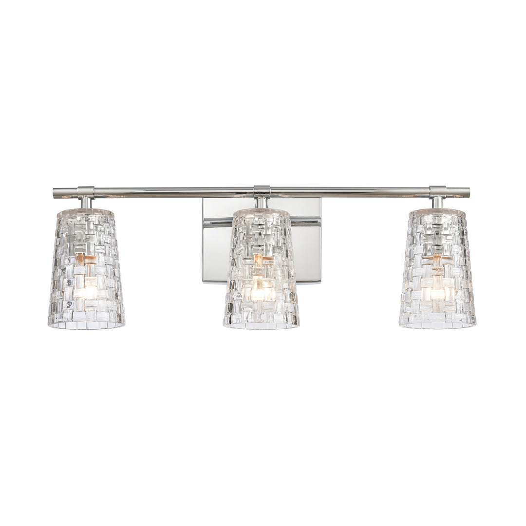 Elk Lightweave 82182/3 Bath Vanity Light 22 in. wide - Polished Nickel