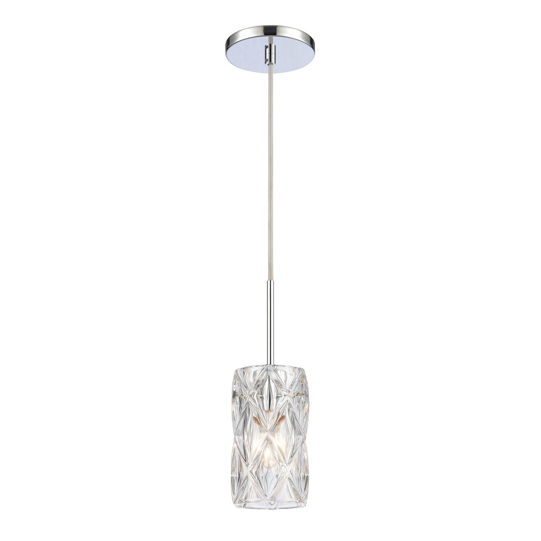 Elk Formade Crystal 82196/1 Pendant Light - Polished Chrome