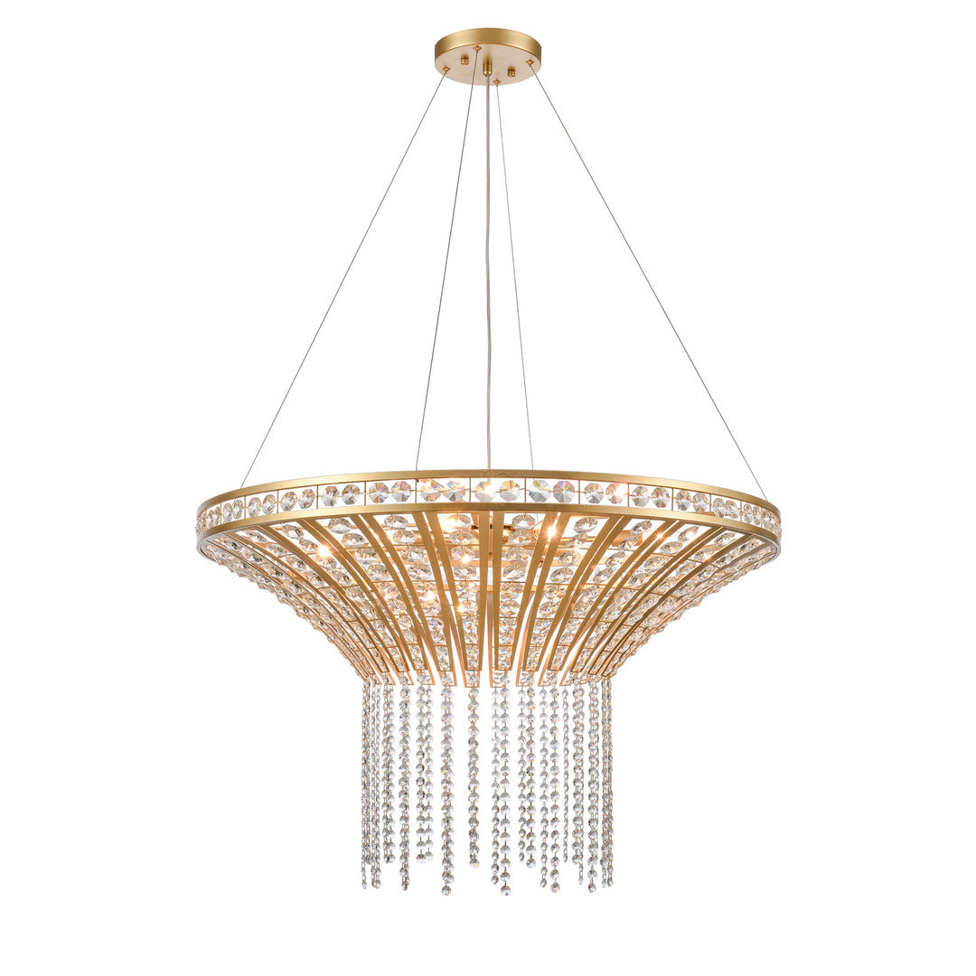 Elk Fantania 82229/8 Pendant Light - Champagne Gold