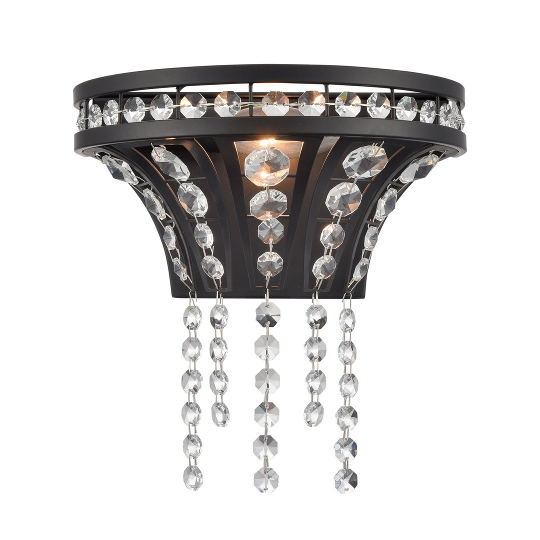 Elk Fantania 82234/1 Wall Sconce Light - Matte Black