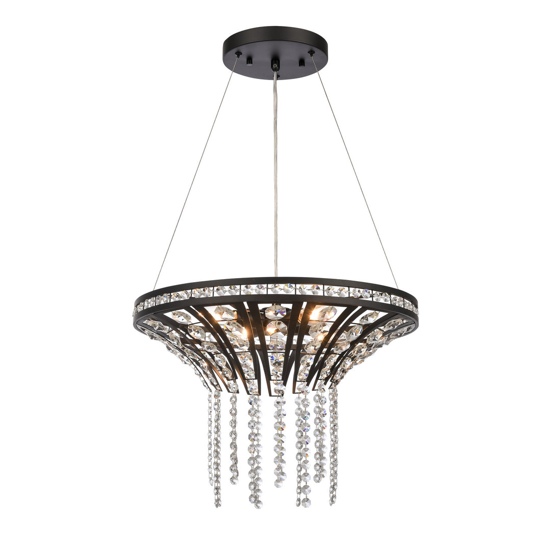 Elk Fantania 82237/4 Pendant Light - Matte Black