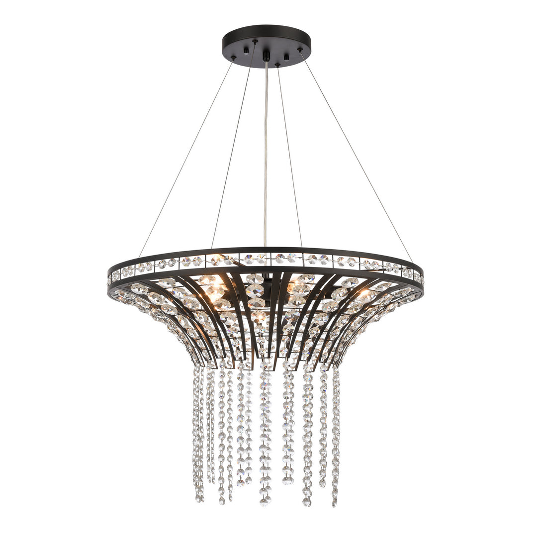 Elk Fantania 82238/6 Pendant Light - Matte Black