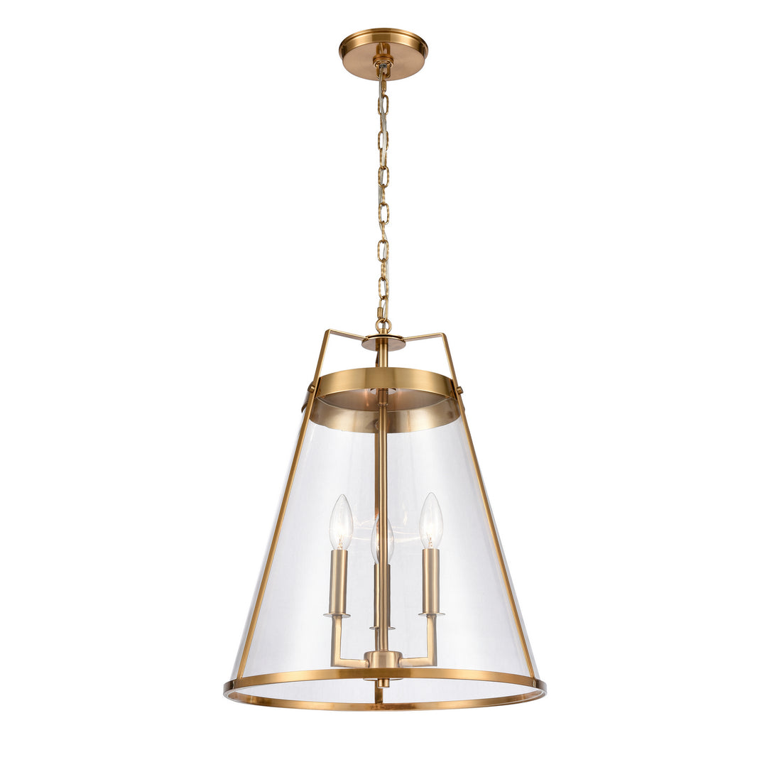 Elk Judy 82255/3 Pendant Light - Satin Brass