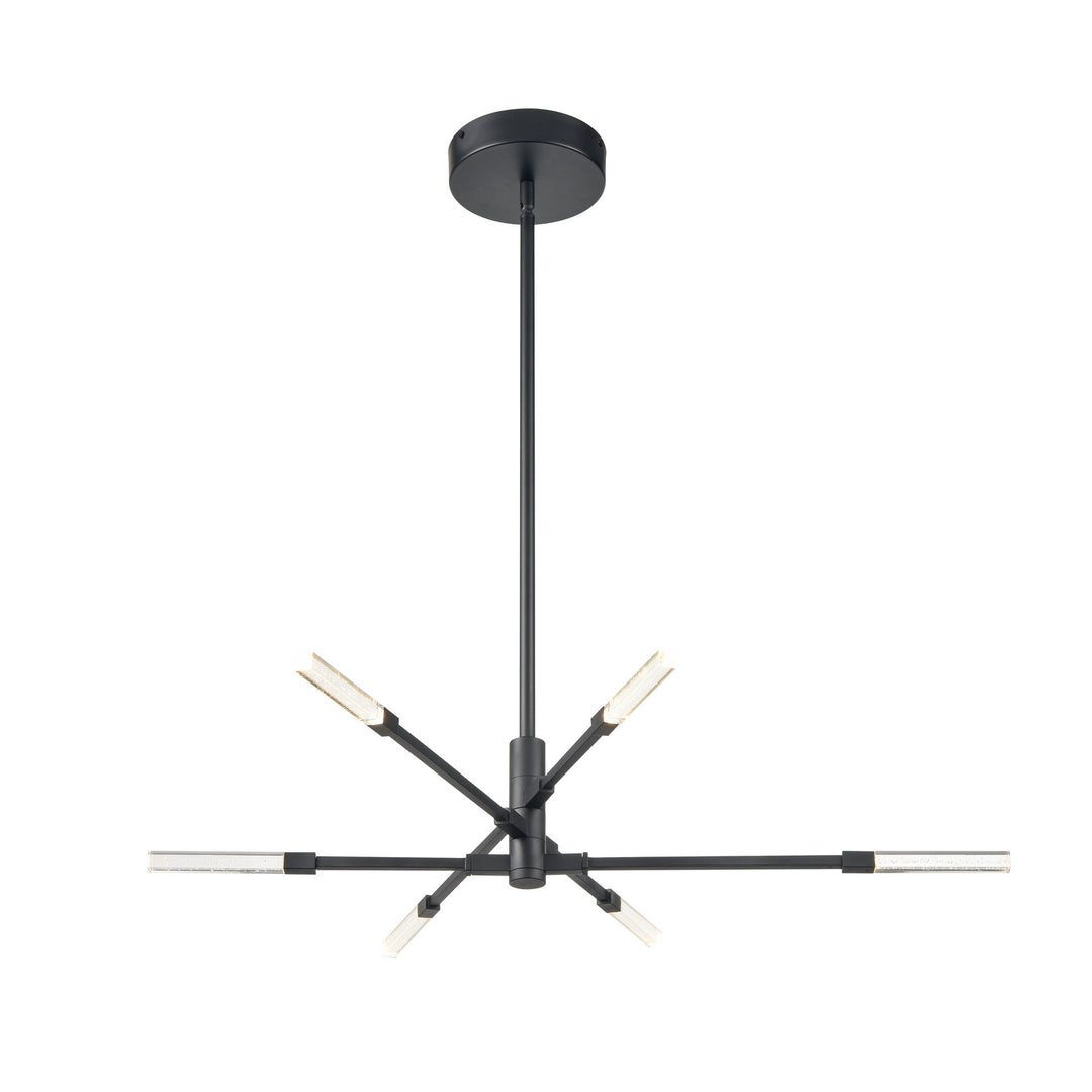 Elk Light Streak 85036/LED Chandelier Light - Matte Black