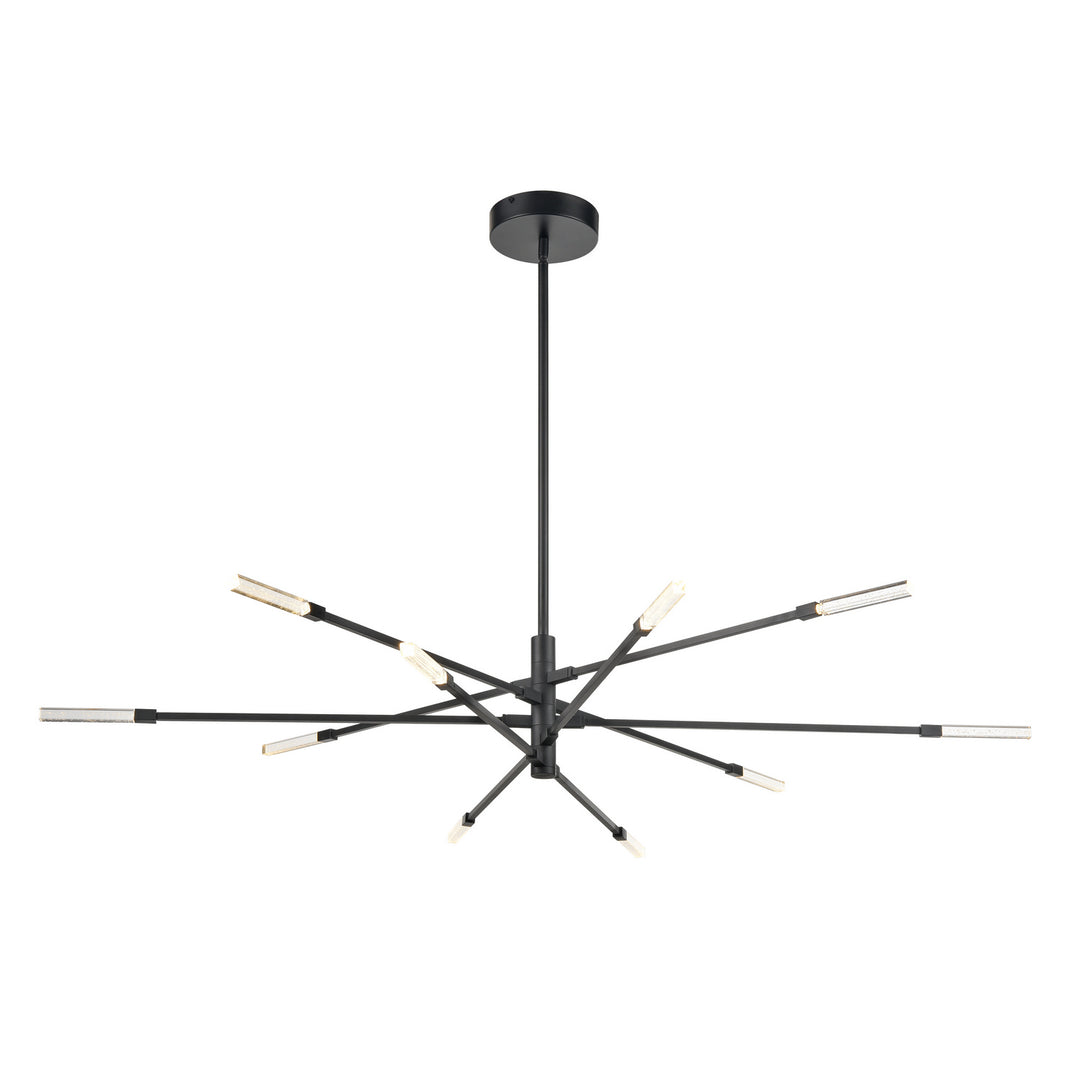 Elk Light Streak 85038/LED Chandelier Light - Matte Black
