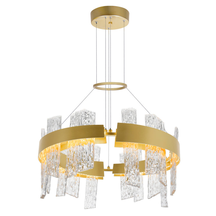 CWI Guadiana 1246p24-602-a Chandelier Light - Satin Gold